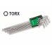 Набор Г-образных ключей TORX T10-T50 9ед. супердлинных GAAL0923 TOPTUL